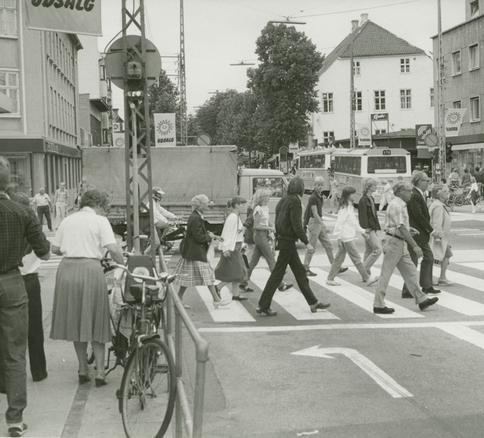 Lyngby Hovedgade - Klampenborgvej 1974