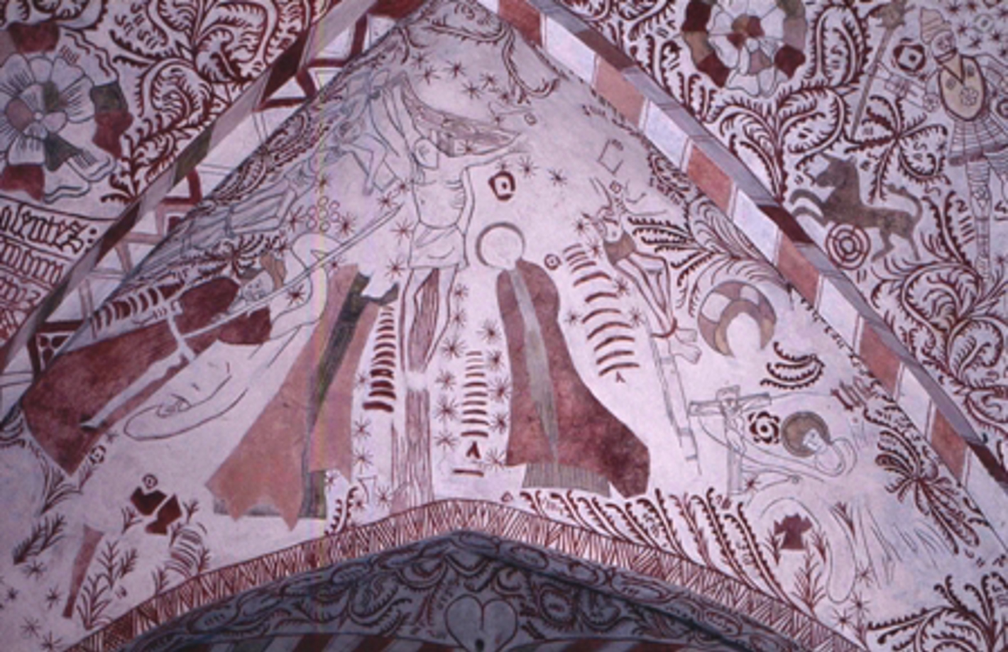 Kalkmaleri i Lyngby kirke