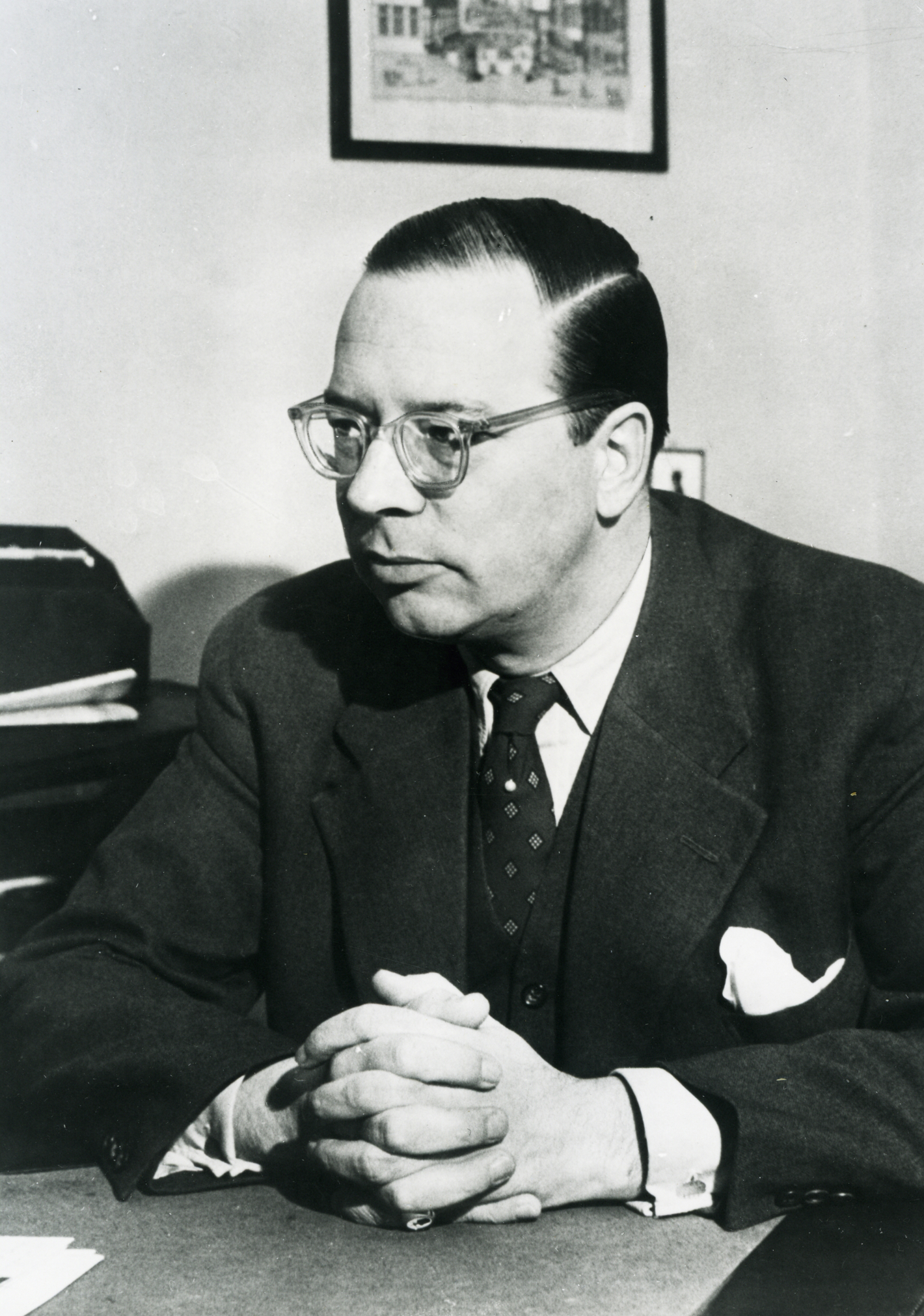 Portræt af Georg Ferdinand Duckwitz, 1949
