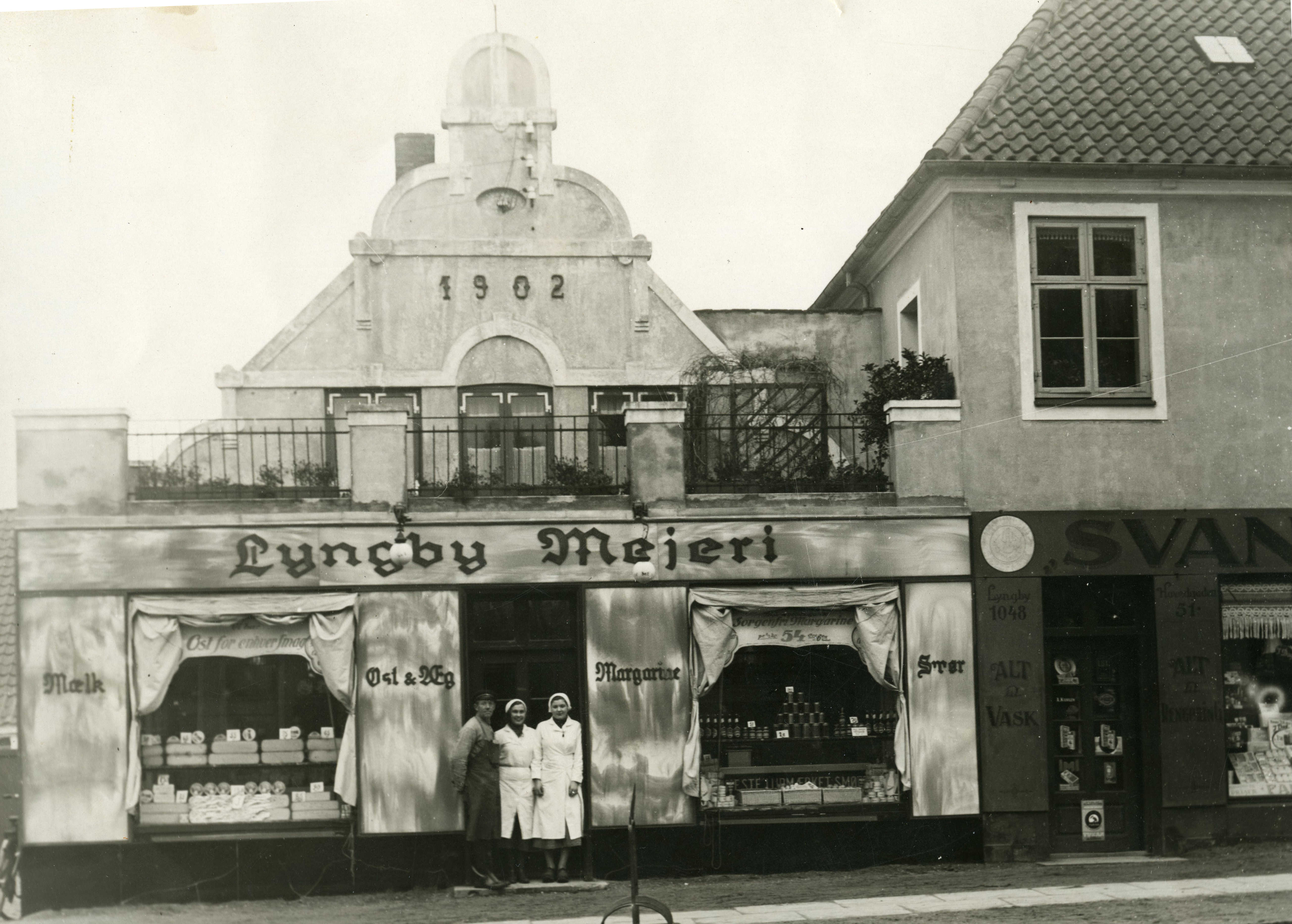 Lyngby Hovedgade 51, 1930'erne - Lyngby Mejeri