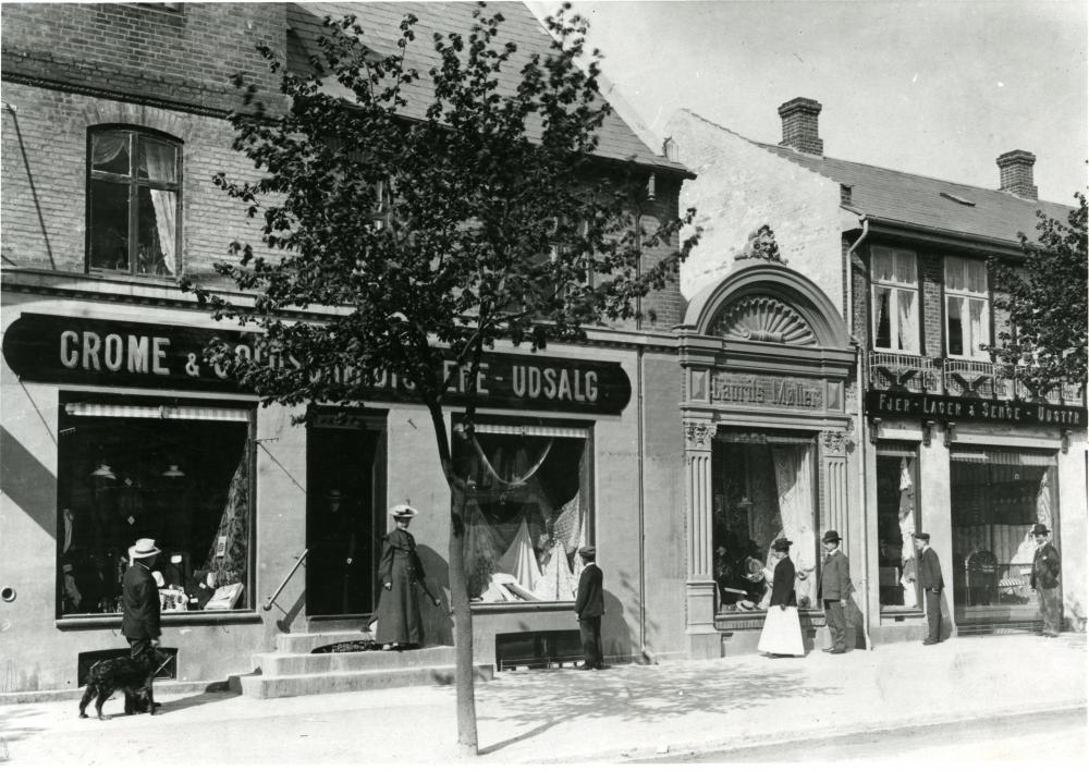 Lyngby Hovedgade 54, 1905 - Laurits Møllers butik