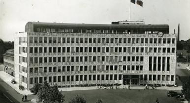 Lyngby rådhus, 1941