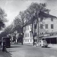 Lyngby Hovedgade 37, ca. 1950 - Det Hvide Palæ